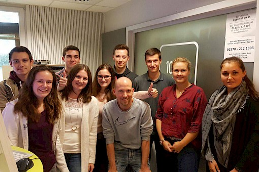 Gruppenfoto der Azubis