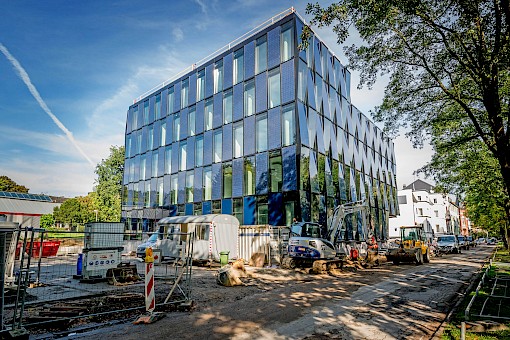 Arbeiten am Blauhaus