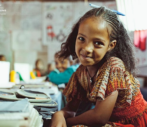 Mädchen in der Schulen in Äthiopien